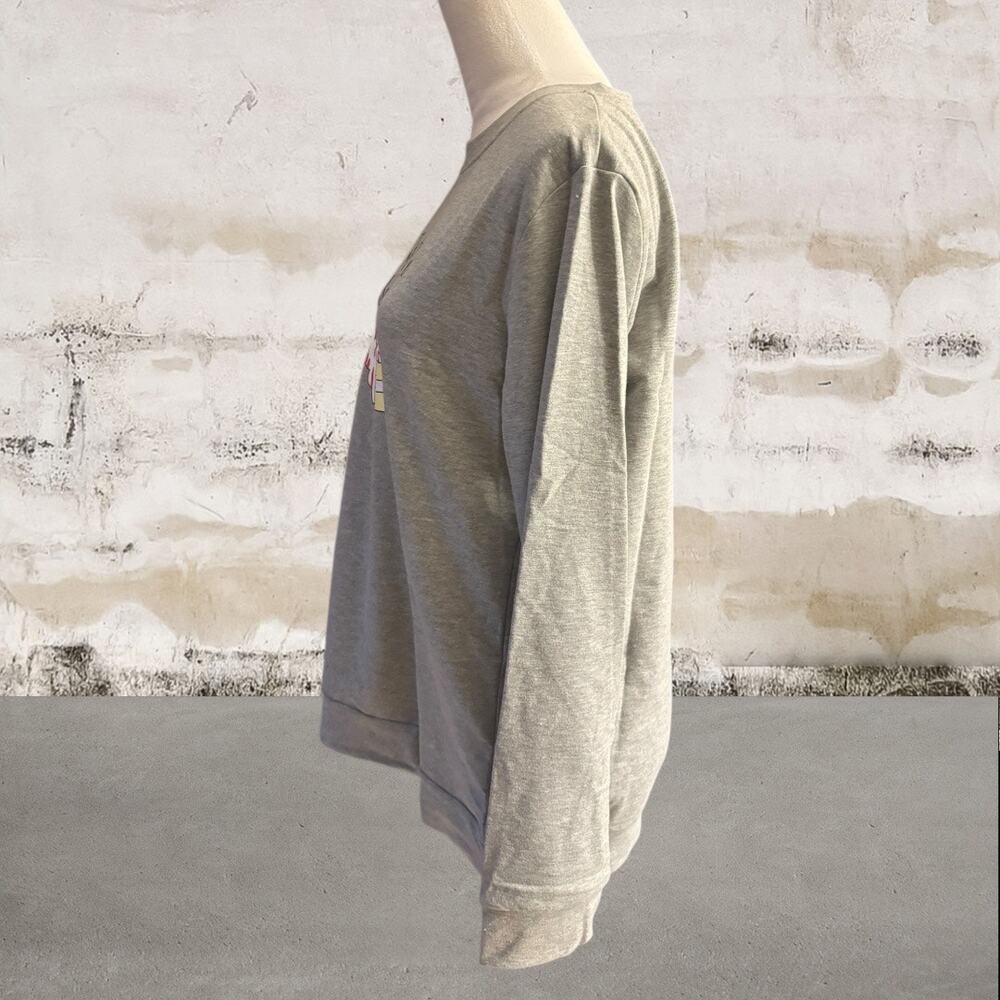 Tis The Season Women's Gray Sweatshirt Size Medium NEW - Picture 3 of 6